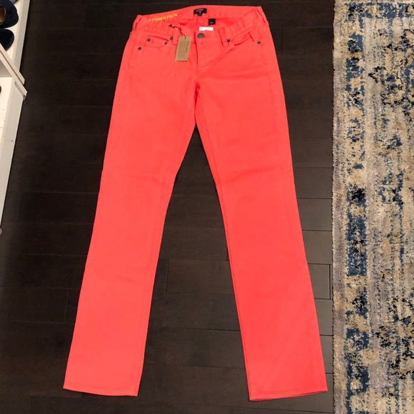 BNWT JCrew Neon Pink Jeans - Picture 4 of 11